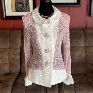 Very pretty unique sweater blazer